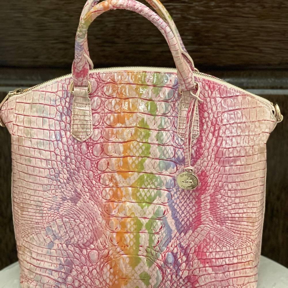 Brahmin Large Duxbury Satchel Optimism Melbourne Bag NWT - Picture 4 of 10